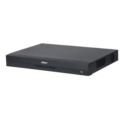 Dahua XVR Rögzítő - XVR5216AN-I3/T (16 port, 5MP/25fps, H265+, 1x Sata, HDMI, audio, + 8 IP kamera; AI)