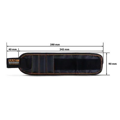 Handy Csuklópánt - 10873B (Mágneses, Poliészter 35 x 9 cm) – 2. kép