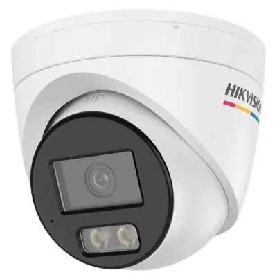 Hikvision IP dómkamera - DS-2CD1347G3H-LIU (4MP, 2,8mm, ColorVu 3.0, Hybrid Light, H265+, IP67, mikrofon, PoE)