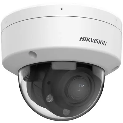 Hikvision IP dómkamera - DS-2CD1743G2-LIZSU (4MP, 2,8-12mm motoros, Hybrid Light, H265+, IP67, mikrofon)