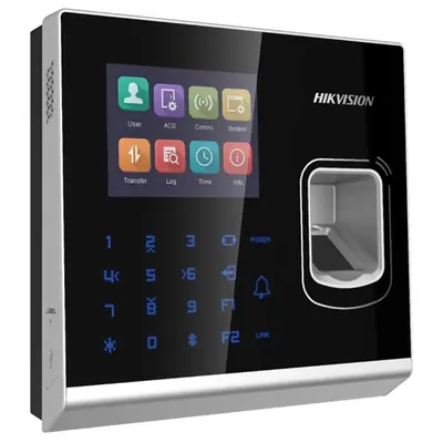 Hikvision Beléptető terminál - DS-K1T201AMF (Mifare + ujjlenyomat, LCD, TCP/IP)