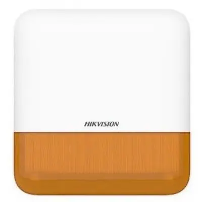 Hikvision AX Pro Sziréna - DS-PS1-E-WE ORANGE (kültéri, 110dB, narancs, 868MHz)