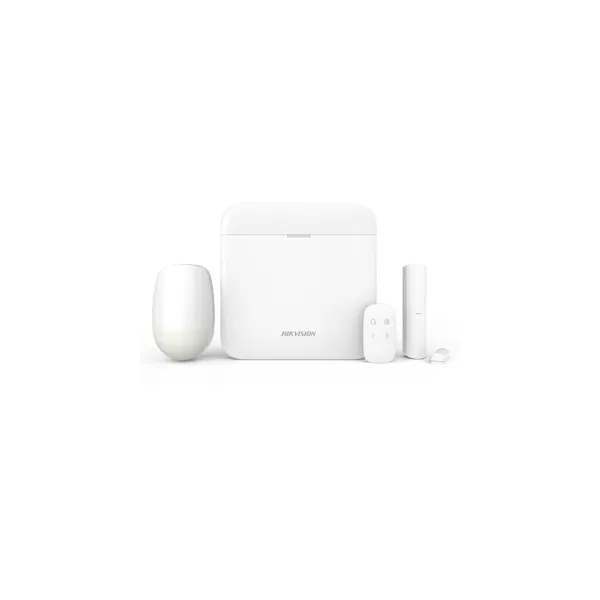 Hikvision AX Pro Szett - DS-PWA64-KIT-WE (központ + PIR + nyitásérzékelő + távirányító)