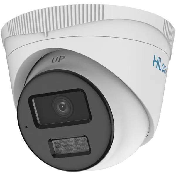 HiLook IP turretkamera - IPC-T249HA-LU (4MP, 2,8mm, ColorVu, DualLight30m, IP67, H265+, PoE, mikrofon)