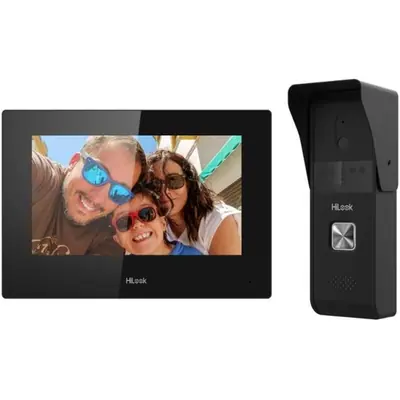 HiLook Hybrid kaputelefon szett - VI-K23P (7" érintő, 2MP, 4 vezeték/IP, WiFi, PoE, IP65)