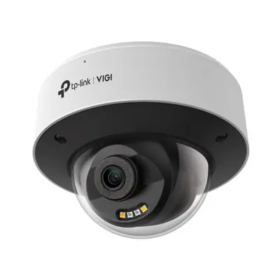 TP-Link IP dómkamera - InSight S285 (FullColor, 8MP, 2,8mm, IP67, IK10, H265+, LED+IR30m, PoE, mikr., hangsz.; fém ház)