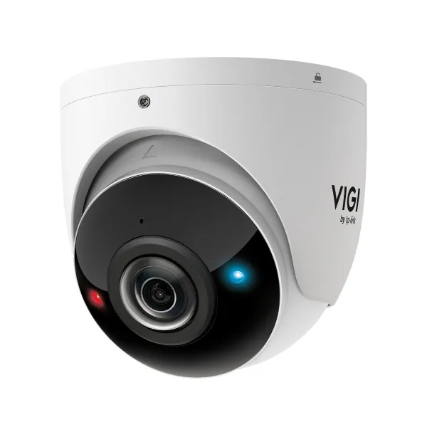 TP-Link IP dómkamera fisheye - InSight S485PI (8MP, 1,65mm, IP67, H265+, IR20m, 12VDC/PoE, SD; mikr., hangsz.; fém)