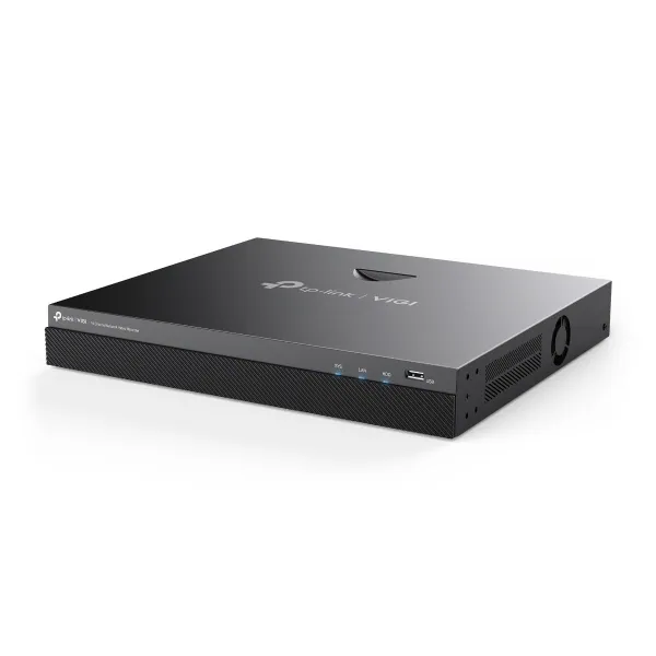 TP-link NVR rögzítő - NVR1016H (16 csatorna, H265+, 5MP, HDMI, VGA, 2xUSB, 1x Sata (max 10TB), audio) – 2. kép
