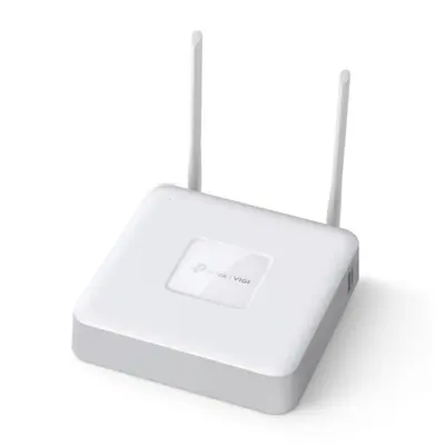 TP-link NVR rögzítő - NVR1108H-W (2,4GHz Wifi, 300Mbps; 8 csatorna; H265+, 8MP, HDMI+VGA, 2xUSB, 1xSata(max10TB), audio)