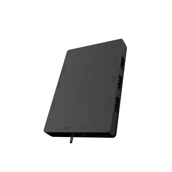 Be Quiet! Cooler 14cm - LIGHT WINGS 140mm PWM Triple-Pack (RGB, 1500rpm, 23,3dB, fekete) – 5. kép