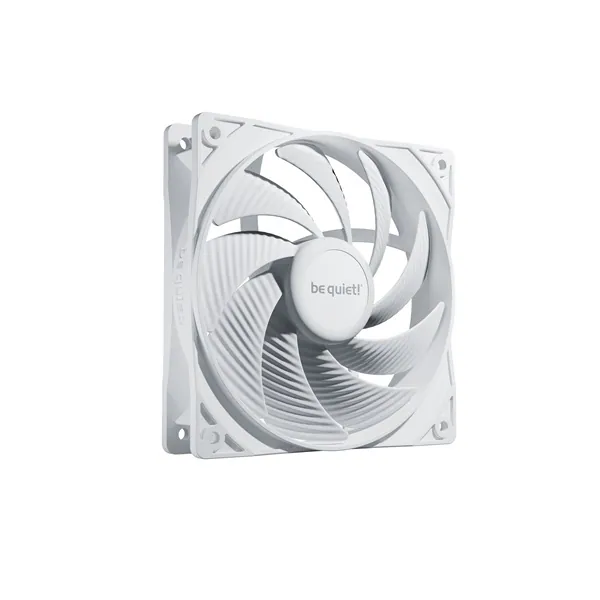 Be Quiet! Cooler 12cm - PURE WINGS 3 White 120mm PWM high-speed (2100rpm, 30,9dB, fehér)