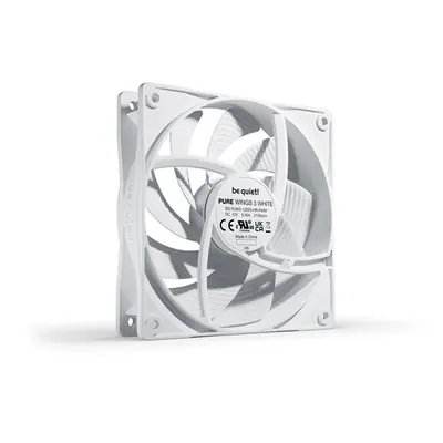 Be Quiet! Cooler 12cm - PURE WINGS 3 White 120mm PWM high-speed (2100rpm, 30,9dB, fehér) – 2. kép
