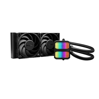 Be Quiet! CPU Water Cooler - SILENT LOOP 3 240mm Black (2x120mm, csatlakozó: 3pin, cső hossza: 400mm, fekete)