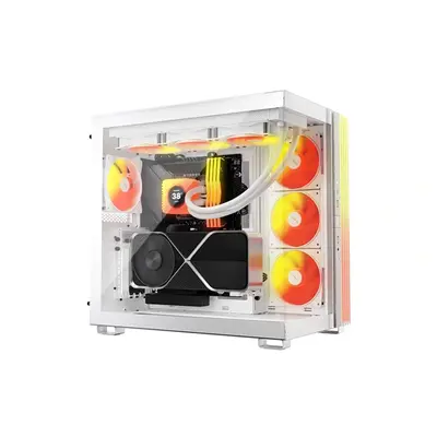 Be Quiet! CPU Water Cooler - LIGHT LOOP IO LCD 360mm (3x120mm, cső hossza: 400mm, fehér) – 2. kép