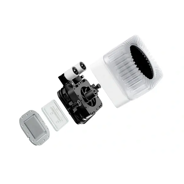 Be Quiet! CPU Water Cooler - LIGHT LOOP IO LCD 240mm White (2x120mm, cső hossza: 400mm, fehér) – 3. kép