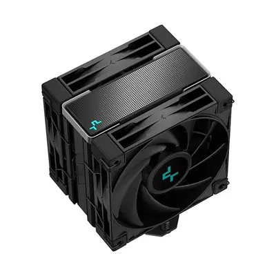 DeepCool CPU Cooler - AK400 ZERO DARK PLUS (28 dB; max, 101,02 m3/h; 4pin, 4 db heatpipe, 12cm, PWM) – 2. kép