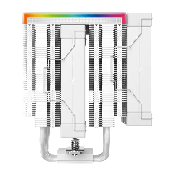 DeepCool CPU Cooler - AK620 DIGITAL PRO WH (25 dB; max, 103,45 m3/h; 4pin csatlakozó, 6 db heatpipe, 2x12cm, PWM, fehér) – 4. kép
