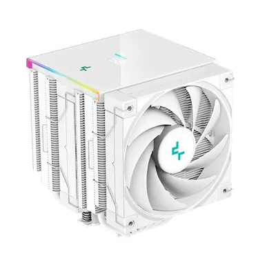 DeepCool CPU Cooler - AK620 Digital WH (28 dB; max, 117,21 m3/h; 4pin csatlakozó, 6 db heatpipe, 2x12cm, PWM, fehér) – 2. kép