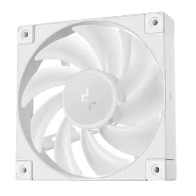 DeepCool Cooler 12cm - FD12 ARGB WH (27,6dB; max. 109,07 m3/h; 3pin csatlakozó; hydro bearing, ház hűtésre, PWM, fehér) – 2. kép