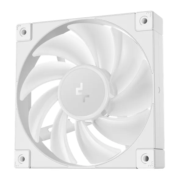 DeepCool Cooler 12cm - FD12 ARGB WH( (3in1) (27,6dB; max. 109,07 m3/h; 3pin csat; hydro bearing, ház hűtésre, PWM, fehé) – 3. kép