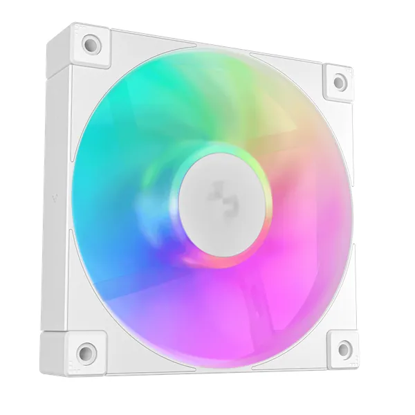 DeepCool Cooler 12cm - FD12 ARGB WH( (3in1) (27,6dB; max. 109,07 m3/h; 3pin csat; hydro bearing, ház hűtésre, PWM, fehé) – 7. kép