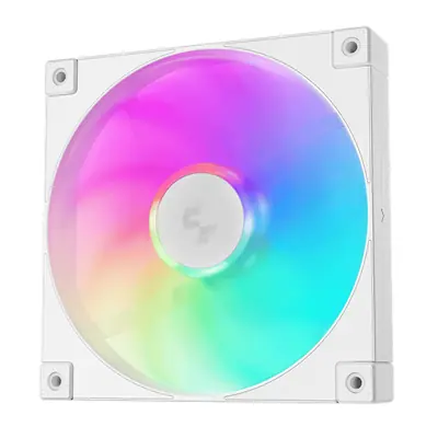 DeepCool Cooler 14cm - FD14 ARGB WH (3in1) (25,6dB; max. 144,09 m3/h; 3pin csatlakozó; hydro bearing, ház hűtésre, PWM) – 2. kép