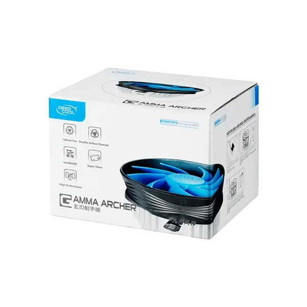DeepCool CPU Cooler - GAMMA ARCHER (21dB; max. 94,29 m3/h; 3pin csatlakozó; 12cm) – 6. kép