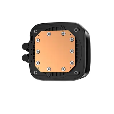 DeepCool CPU Water Cooler - LD360 (max 21dB; max. 122,39 m3/h; 3x12cm, LED kijelző, fekete) – 2. kép