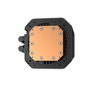 DeepCool CPU Water Cooler - LM240 (max 36.07dB; max. 112,52 m3/h; 2x12cm, LED kijelző, fekete) – 2. kép