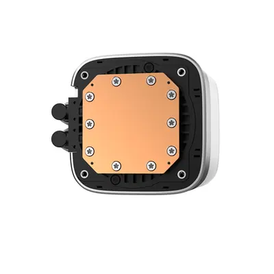 DeepCool CPU Water Cooler - LP360 WH (max 21dB; max. 122,39 m3/h; 3x12cm, LED kijelző, fehér) – 2. kép