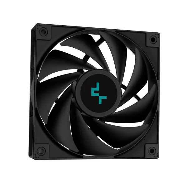 DeepCool CPU Water Cooler - LS720S Zero Dark (max 19dB; max. 145,86 m3/h; 3x12cm, A-RGB LED) – 3. kép