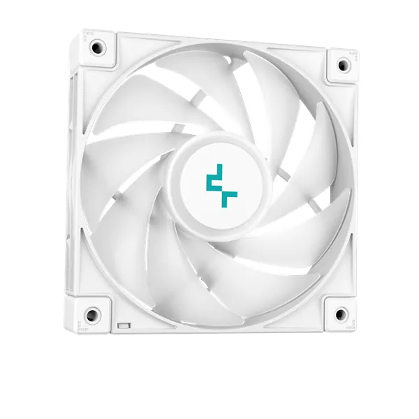 DeepCool CPU Water Cooler - LS720 WH (max 19dB; max. 145,86 m3/h; 3x12cm, A-RGB LED, fehér) – 4. kép