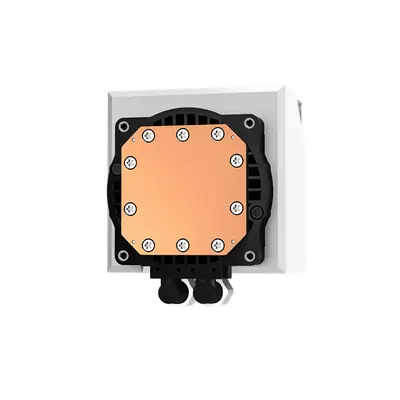 DeepCool CPU Water Cooler - LT240 WH ARGB (max 19dB; max. 145,86 m3/h; 2x12cm, fehér) – 2. kép