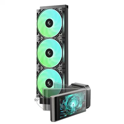 DeepCool CPU Water Cooler - LT360 VISION ARGB (max 33,66dB; max. 127,98 m3/h; 3x12cm) – 2. kép