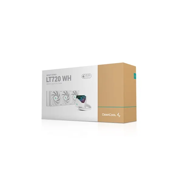 DeepCool CPU Water Cooler - LT720 WH (max 19dB; max. 145,86 m3/h; 3x12cm) – 6. kép