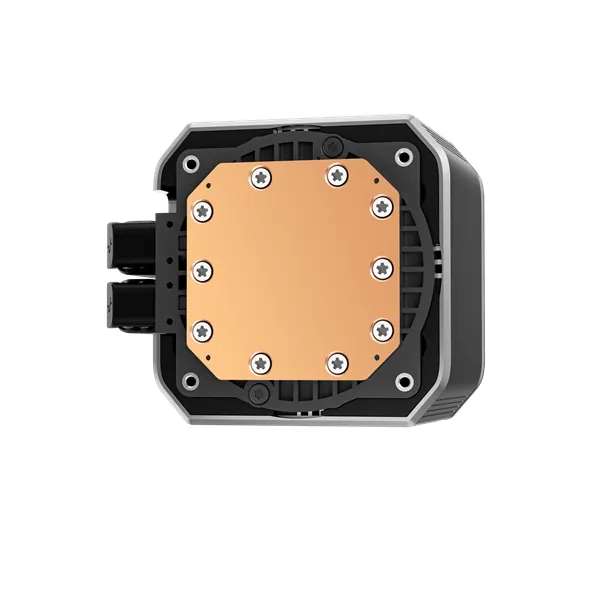 DeepCool CPU Water Cooler - MYSTIQUE 360 (max 21dB; max. 123,09 m3/h; 3x12cm, LED kijelző, fekete) – 2. kép