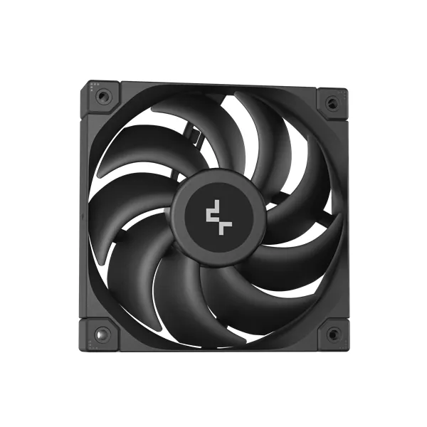 DeepCool CPU Water Cooler - MYSTIQUE 240 (max 21dB; max. 123,09 m3/h; 2x12cm, LED kijelző, fekete) – 3. kép