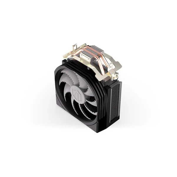 Endorfy CPU Cooler - Spartan 5 ARGB (12 cm, 4 pin, 2x heatpipe, PWM, TDP 160W, fekete) – 4. kép