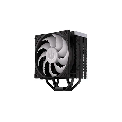 Endorfy CPU Cooler - Fera 5 Black ARGB (12 cm, 4 pin, 4x heatpipe, PWM, TDP 220W, fekete) – 2. kép