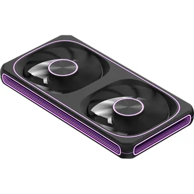 Formula Cooler 12cm - 2db Air Fusion 2 BK (33,46dB,max.42.65 CFM, PWM4-Pin+ARGB3-Pin, hydro bearing, ház hűtésre, ARGB)