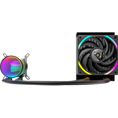 Formula CPU Water Cooler - Oasis L120 ARGB BK (1x12cm, ARGB LED, fekete)
