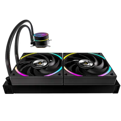 Formula CPU Water Cooler - Oasis L240 ARGB BK (2x12cm, ARGB LED, fekete) – 2. kép