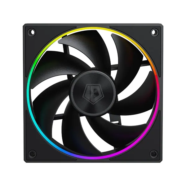 ID-Cooling Cooler 12cm - AF-127-ARGB-K (29,9dB, max. 132,52 m3/h, 4pin, PWM, 12cm, ARGB LED, fekete) – 4. kép