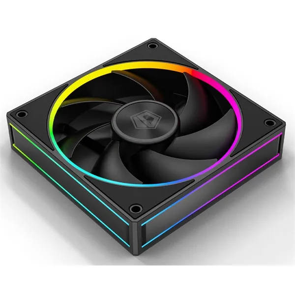 ID-Cooling Cooler 12cm - AF-127-ARGB-K (29,9dB, max. 132,52 m3/h, 4pin, PWM, 12cm, ARGB LED, fekete) – 5. kép