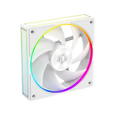 ID-Cooling Cooler 12cm - AF-127-ARGB-W TRIO (29,9dB, max. 132,52 m3/h, 4pin, PWM, 3 x12cm, ARGB LED, fehér) – 2. kép