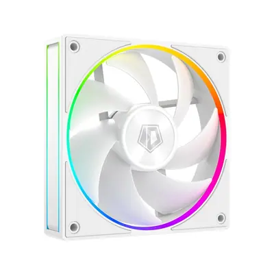 ID-Cooling Cooler 12cm - AF-127-ARGB-W (29,9dB, max. 132,52 m3/h, 4pin, PWM, 12cm, ARGB LED, fehér) – 2. kép