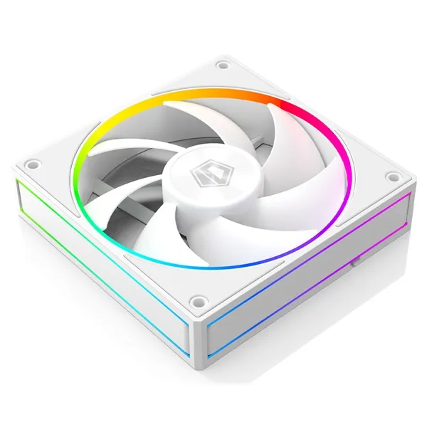 ID-Cooling Cooler 12cm - AF-127-ARGB-W (29,9dB, max. 132,52 m3/h, 4pin, PWM, 12cm, ARGB LED, fehér) – 5. kép