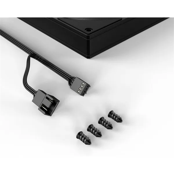 ID-Cooling Cooler 14cm - AS-140-K (24,9dB, max. 122,66 m3/h, 4pin, PWM, 14cm, fekete) – 6. kép