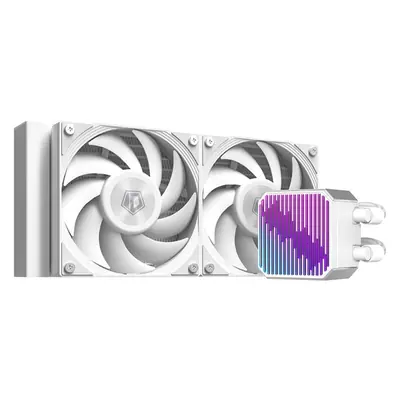 ID-Cooling CPU Water Cooler - DX240 MAX WHITE (35.2dB; max. 144,41 m3/h; 2x12cm, fehér) – 2. kép