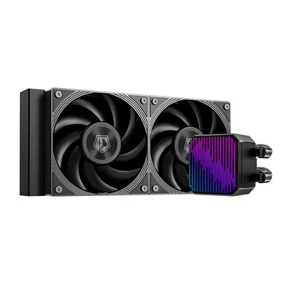 ID-Cooling CPU Water Cooler - DX240 MAX (35.2dB; max. 144,41 m3/h; 2x12cm, fekete) – 2. kép
